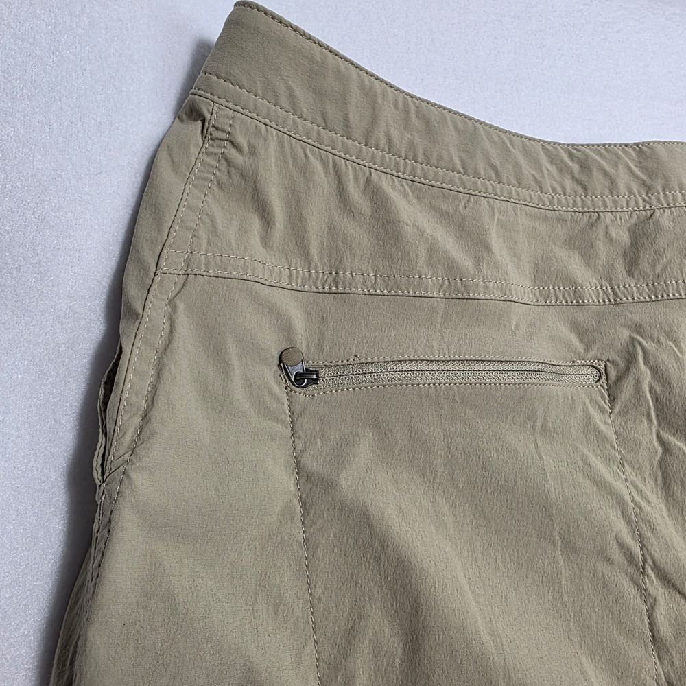 LL Bean Vista Camp Pants Womens 16 Regular Khaki Tan Hiking Outdoor 268919 - Picture 10 of 15
